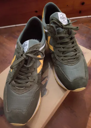 Zapatillas Munich Vintage Verde y Amarillo