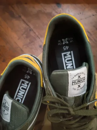 Zapatillas Munich Vintage Verde y Amarillo