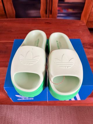 Chanclas Adidas Adifom Stan Verdes