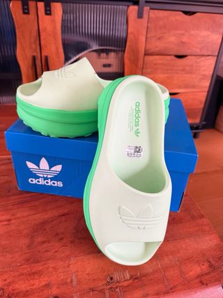 Chanclas Adidas Adifom Stan Verdes