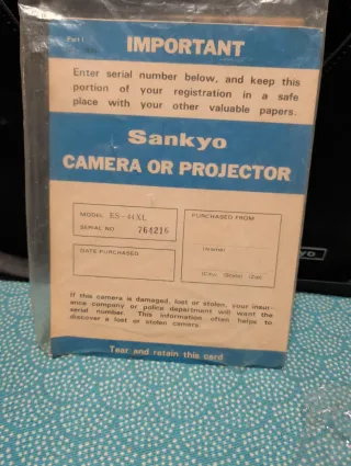 Cámara de vídeo Sankyo ES-44XL