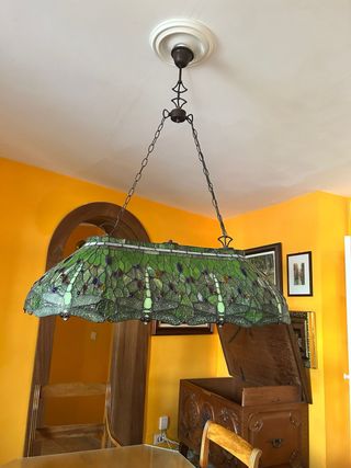 Lámpara Tiffany Vidrieras Libélulas