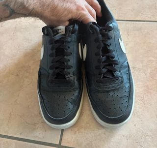 Nike Court Vision Low nere e bianche