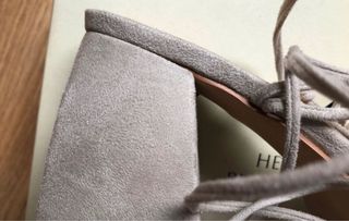 Sandalias Mim Shoes tacón invitada boda beige