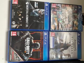 PS4 500GB + Mando + 4 Juegos