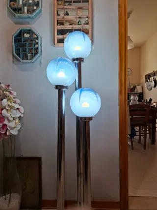 Lampada da terra vintage design moderno