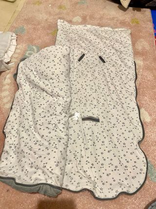 Arrullo / Saco Bebé Estrellas Gris