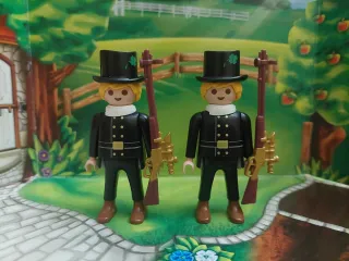 Playmobil 2 Figuras Chimenea con Escopeta