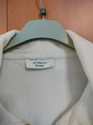 Sudadera Woman Beige Talla L ,46