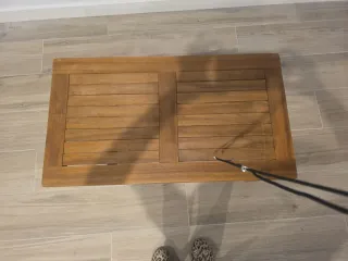 Mesa de centro de jardín de madera