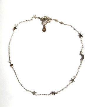 Gargantilla Plata Estrellas y Luna