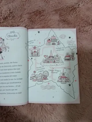 Libro de aventuras con brilli-brilli. Unicornia.