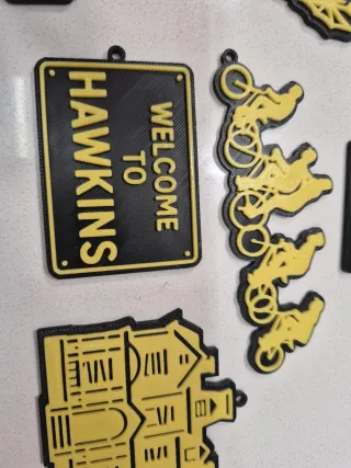 5€ x 2 Llaveros Stranger Things