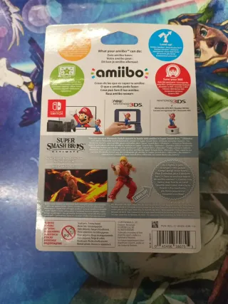 Amiibo Super Smash Bros Ken Nintendo Nuovo