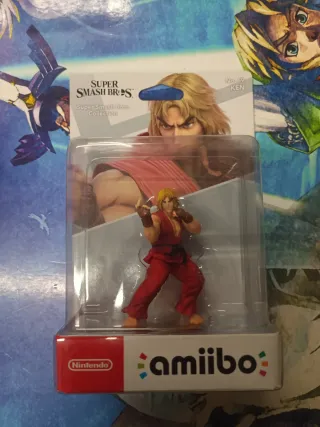 Amiibo Super Smash Bros Ken Nintendo Nuovo