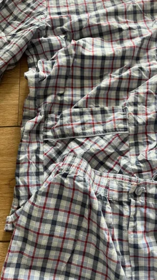 Pijama de cuadros hombre