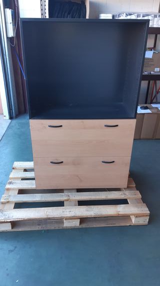 Armario Archivador Metálico y Madera