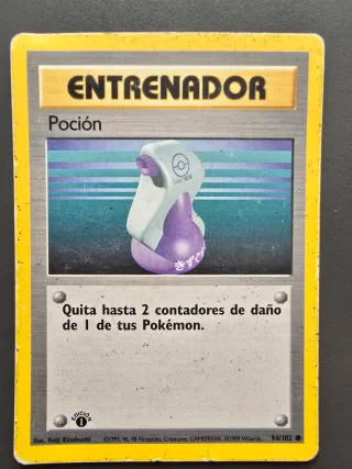 Carta Pokémon Entrenador Poción 94/102
