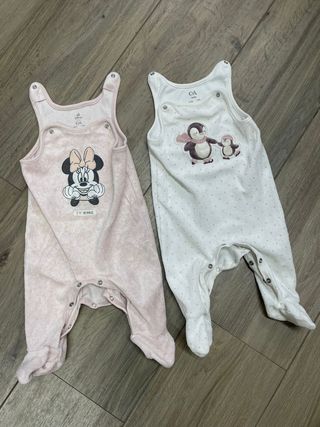 Pack 2 Pijamas/Bodies Invierno Disney Minnie