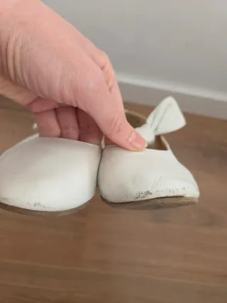 Zapatillas ballet Gioseppo piel blanca talla 35