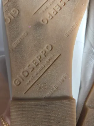 Zapatillas ballet Gioseppo piel blanca talla 35