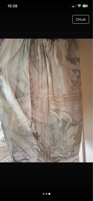 Abito danza ragazza grigio e bianco