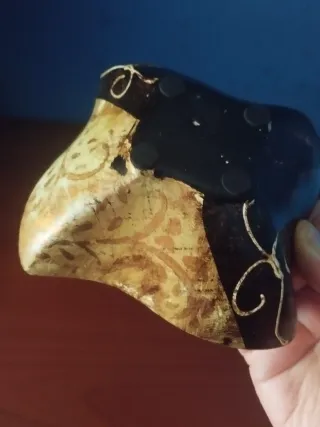 Joyero de cerámica decorado