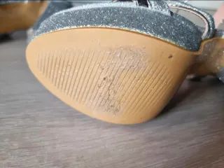 Sandalias de fiesta / boda plateadas