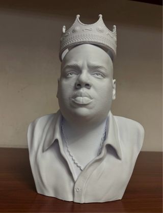 Busto stampa 3D - 25cm notorious big