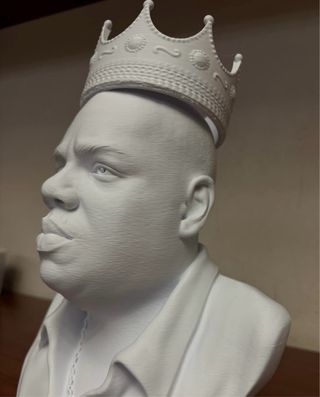 Busto stampa 3D - 25cm notorious big