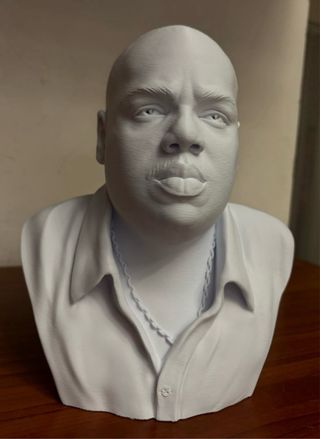 Busto stampa 3D - 25cm notorious big