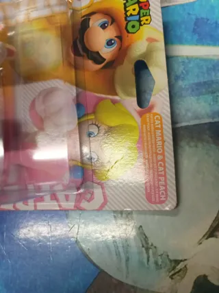Amiibo Super Mario Cat Mario & Peach