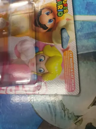 Amiibo Super Mario Cat Mario & Peach