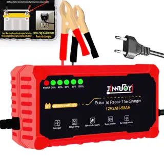 Cargador Batería Coche 12V 2AH-50AH