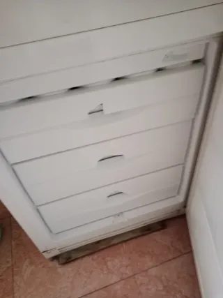 Nevera blanca y lavadora