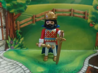 Playmobil Rey con espada y cetro