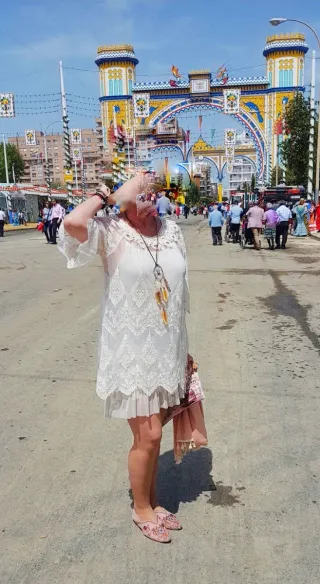 Vestido de encaje blanco