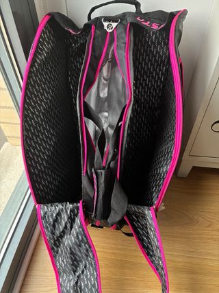 Paletero Grande Just Ten Negro y Rosa