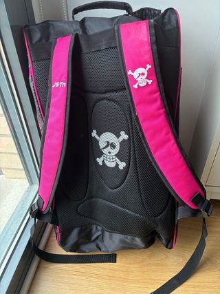 Paletero Grande Just Ten Negro y Rosa