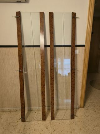 Vitrina Vintage Raíz Madera y Cristal