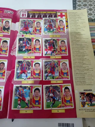 Colección Oficial Cromos Liga BBVA 2011-12 y 08-09