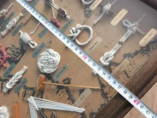 Cuadro Nudos Marineros Madera