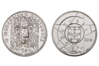 Portugal 2016 moneda 5€ Modernismo