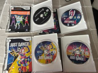 Pacchetto 4 giochi Just Dance Wii: 2, 4, 2016, 2018