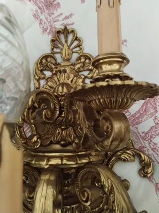 Aplique de bronce antiguo