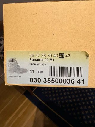 Botas Panama Jack Beige Marrón