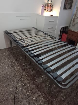 Cama eléctrica articulada con colchón 90x190