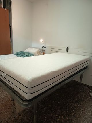 Cama eléctrica articulada con colchón 90x190