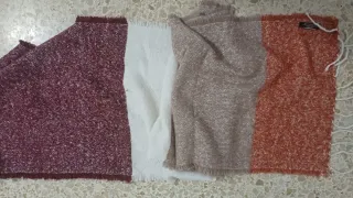 Lote 3 bufandas nuevas