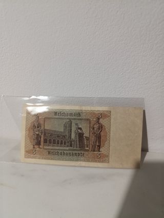 Billete 5 Reichsmark Alemania 1942